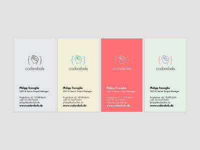 Coderebels proposed "Visual Identity" redesign