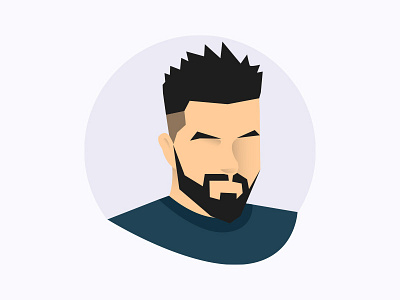 AVATAR RB app avatar design face flat illustration interaction iu placeholder ux