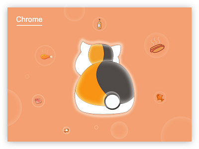 Chrome design icon illustration