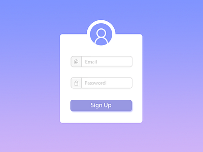Daily UI - Sign Up daily ui sign up ui