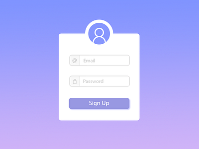 Daily UI - Sign Up