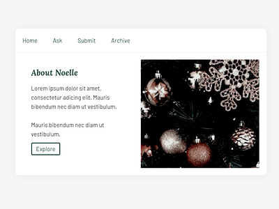 Christmas Header blog christmas clean design header simple web deisgn