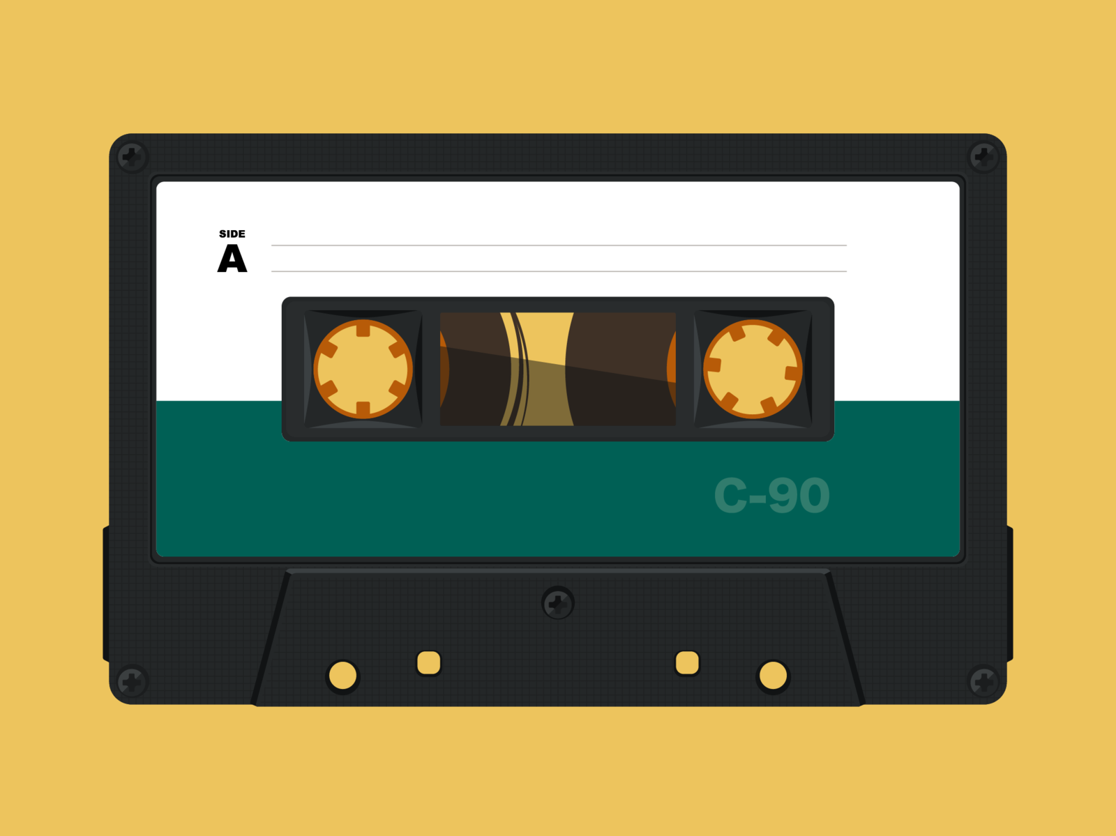 Cassette Tape Illustration by Misoon Jang on Dribbble