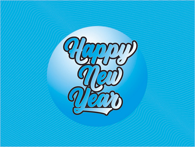 happy new year 2020 animation branding design flat illustration illustrator logo minimal typography ux vector