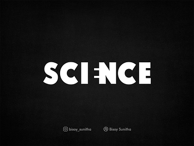 Science Negative Space Logo brand identity brand identity designer branding graphic design logo lettering logo negative space negative space logo science science negative space symbol typography