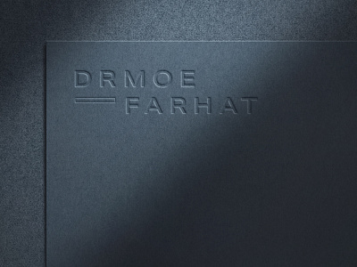 Dr Moe Farhat - Embossed