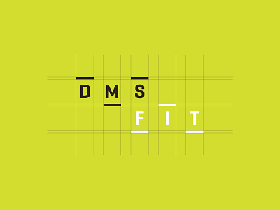 DMS Fit - Logo Concept brand identity branding branding agency chicago design fitness fitness studio graphic design logo logo inspiration minimal typography wordmark workout workouts