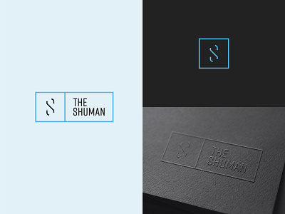 The Shuman - Lettermark Concept blue branding clean commercial real estate cre creative design design inspiration inspiration lettermark lettermarklogo logo design logotype logotypedesign logotypes minimal real estate real estate branding real estate logo typography visual identity