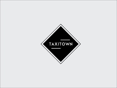 Taxi Town Concept Two brand identity branding chicago city driving logo monogram taxi