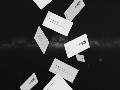 Futureman Card Re-Design astronaut business cards future rocket ship space typography