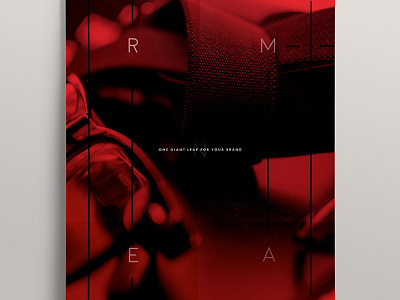 F U T U R E M A N futureman layout minimal poster red typography