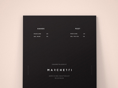 Marchetti Brochure brand identity brochure cosmetology digital experimental print typography
