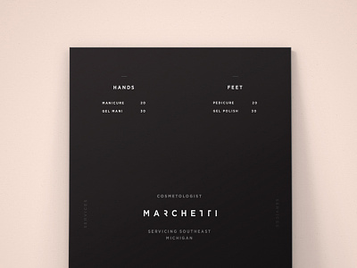 Marchetti Brochure brand identity brochure cosmetology digital experimental print typography