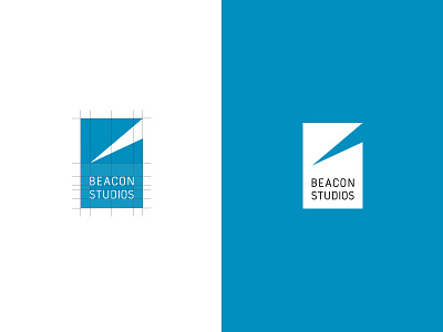 Beacon Studios Logo abstract beacon brand identity branding geometric light logo logo anatomy symbol technology