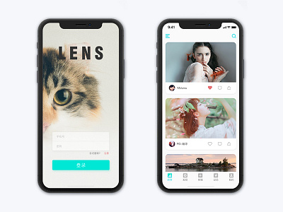 LENS app interface