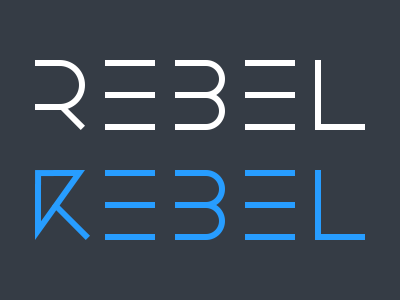 Rebel Logo by Orhun Akdeniz on Dribbble