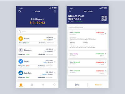 Multi Coin Crypto Wallet