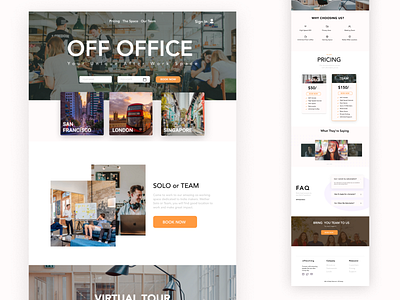 Co Working Landing Page