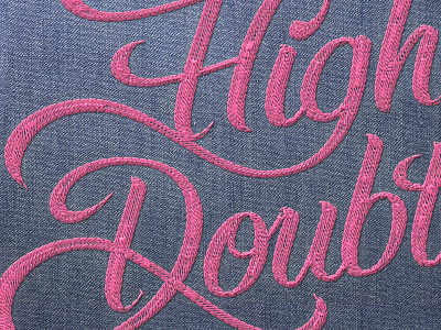 Highly Doubted - final lettering