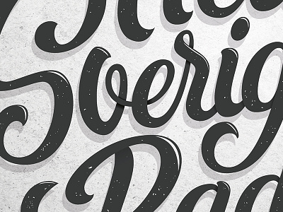 Work in progress, magazine cover lettering