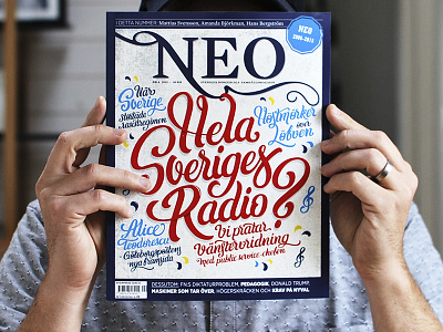 Cover letterings for NEO magazine