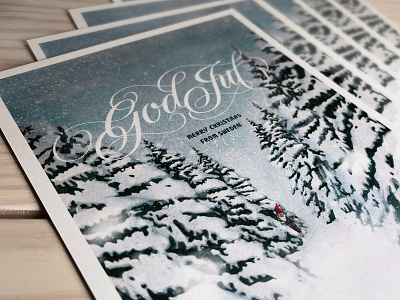 Merry Christmas! christmas card custom type hand lettering holidaycard illustration lettering merrychristmas swedish design