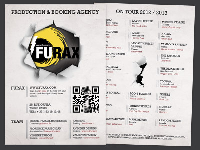 Flyer done for FURAX flyers