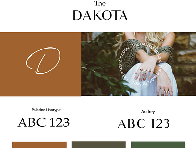 THE DAKOTA branding design illustration vector