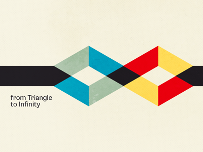from Triangle to Infinity colors colours infinity shape triangle