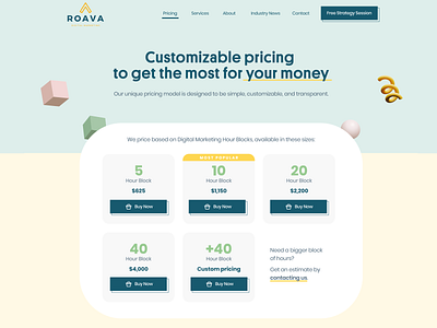 ROAVA - Pricing Page