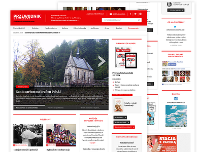 "The Catholic Guide" magazine website catholic guide magazine responsive webdesign website