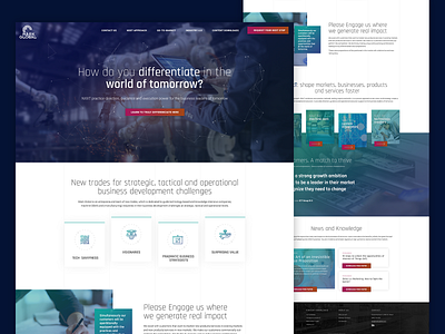 Homepage for Mark Global clean design futuristic landing page leader minimal modern ui ux web webdesign website