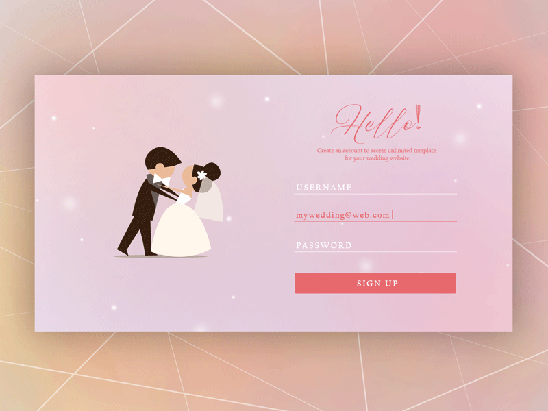 #DailyUI #001 - Sign Up
