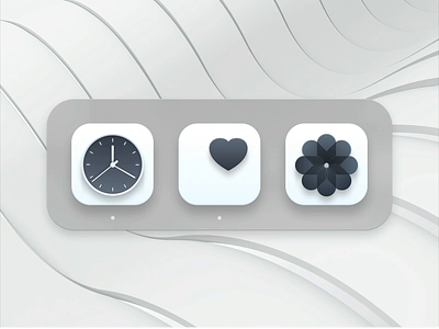 Dark Mode bigsur colour flat icon illustration iphone macos product redesign ui ux