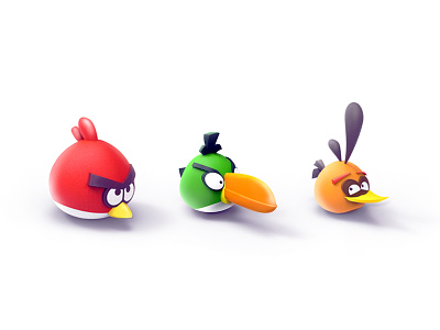 Angry Birds angry birds bird green icon orange red
