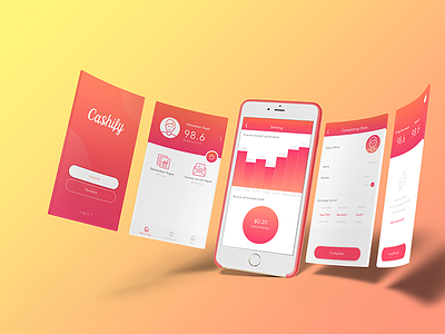 Cashify app financial flat icon icons logo ui user experience user interface ux vi visual identity