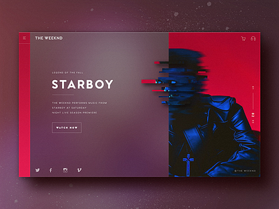 THE WEEKND app design financial flat icon music product theweeknd ue ui user experience