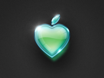 Heart-shaped Apple 2