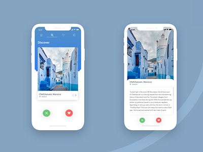 Travel App concept