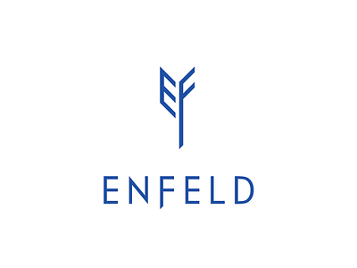 Enfelddribble e f feld field logo monogram wheat