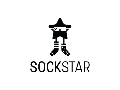 Sockstardribbble character cool fun rockstar socks star
