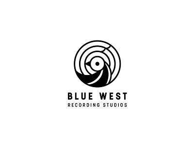 blue west bird clean minimal record studio west