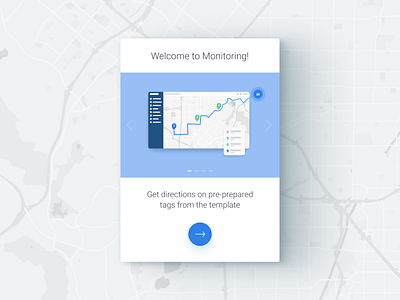 Welcome screen app design map modal modal window monitoring product ui ux welcome screen