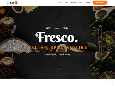 Italian Restaurant Website Design branding branding design design icon illustration italian italian food italian restaurant landing page landing page design photoshop restaurant restaurant app restaurant branding restaurant design restaurant flyer typography web deisgn wordpress wordpress design