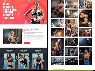 Fitness Zone Website Design