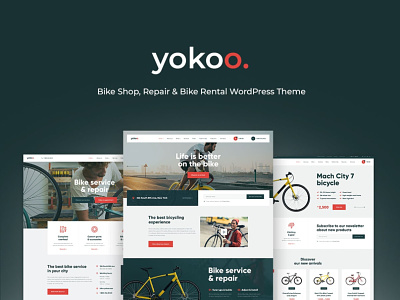 Yokoo - Bike Shop & Rental WordPress Theme