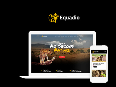 Equadio - Non-Profit and Environmental WordPress Theme web design webdesign wordpress wordpress design wordpress theme wordpress themes