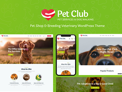 Pets Club - Pet Shop & Breeding Veterinary WordPress Theme