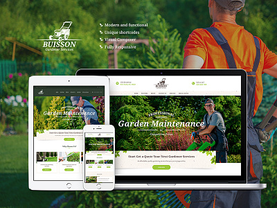 Buisson | Gardening WordPress Theme