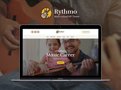 Rythmo | Music School WordPress Theme art art classes art studio children content timeline creative creative school music school theme wordpress